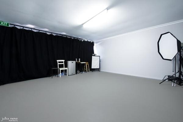 The interior of my Professional Photography Studio for Julia Nance Portraits.