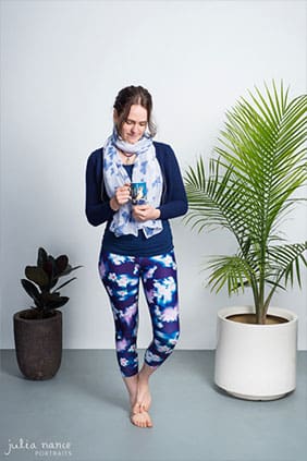 Melbourne personal branding photography of woman holding a mug of tea