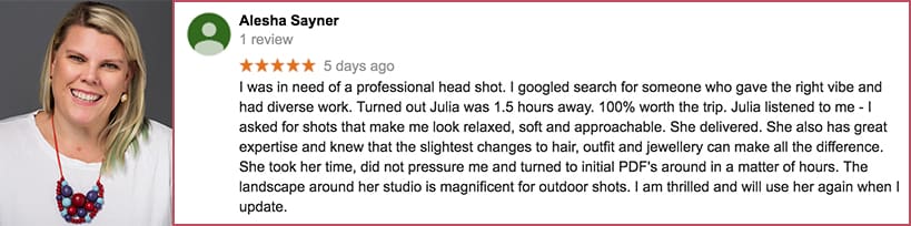 Alesha-testimonial-google