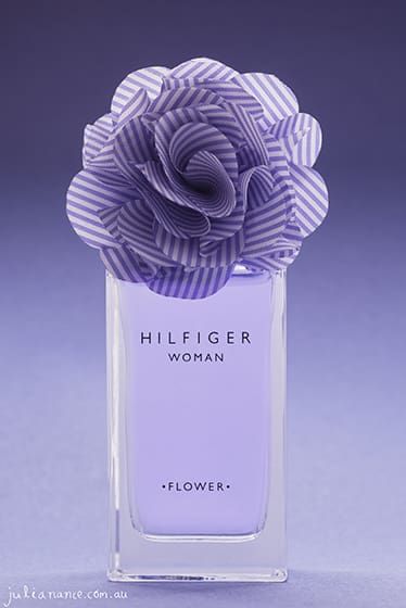 product photography of perfume