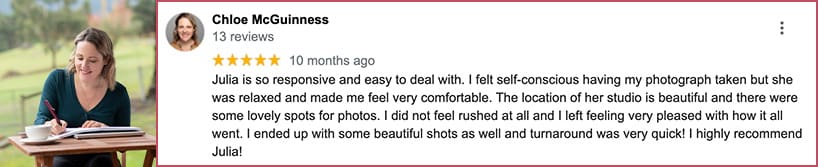 Chloe-testimonial-google