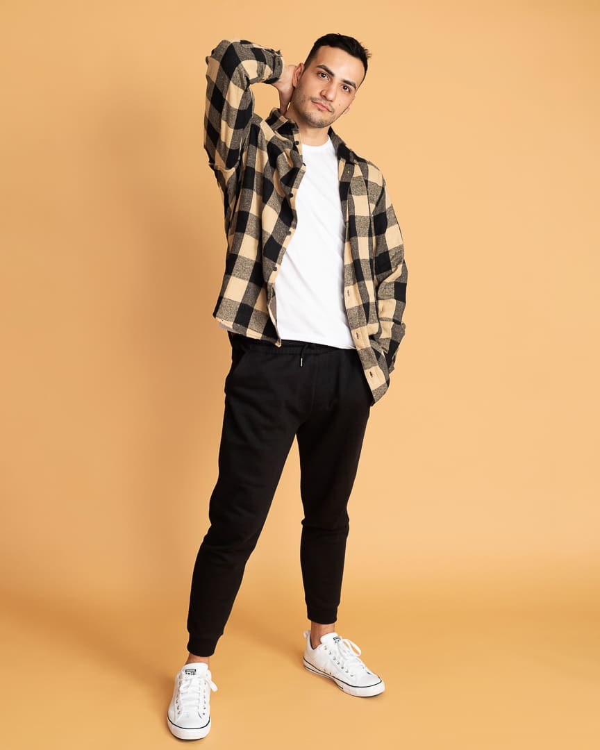 Melbourne dancer poses in full length portrait for dance portfolio